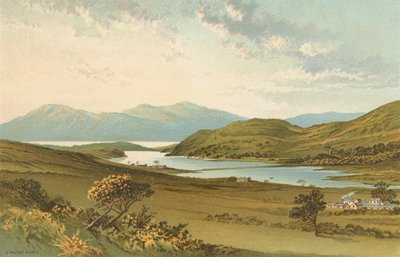 Loch Fad, Bute - Arran in the Distance by English School